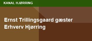 Ernst Trillingsgaard gæster Erhverv Hjørring